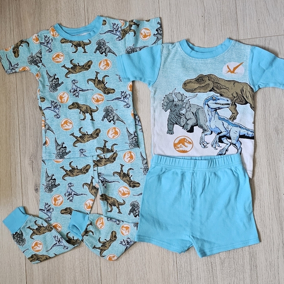 Jurassic World Toddler Boy 4-Piece Pajama Mix & Match Set - Picture 2 of 6